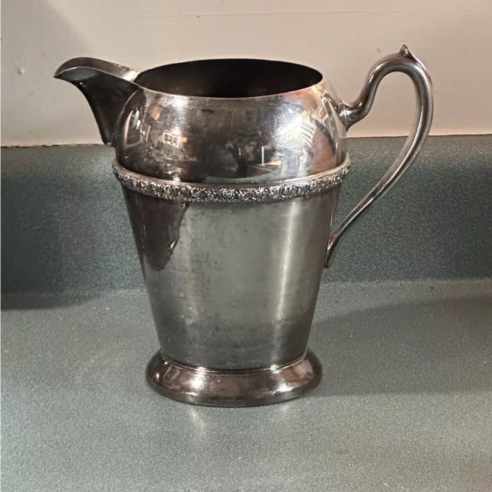 Stix Baer & Fuller Silver Plated Pitcher EPC 305 Vintage